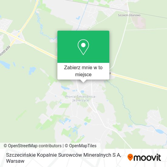 Mapa Szczecińskie Kopalnie Surowców Mineralnych S A