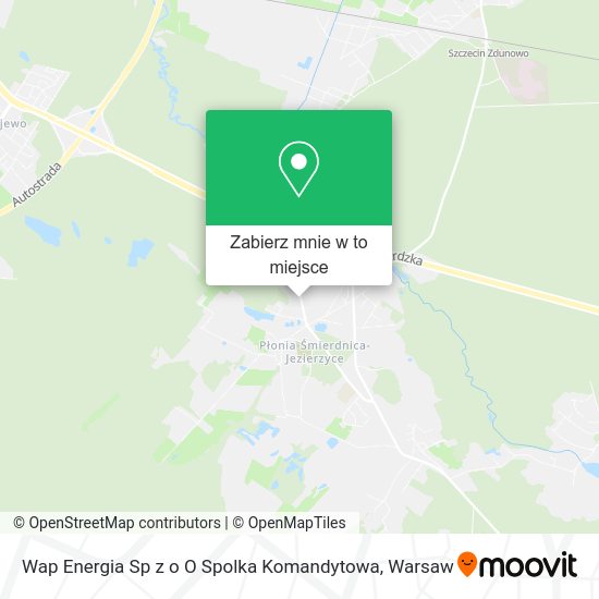 Mapa Wap Energia Sp z o O Spolka Komandytowa