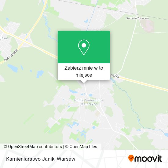 Mapa Kamieniarstwo Janik