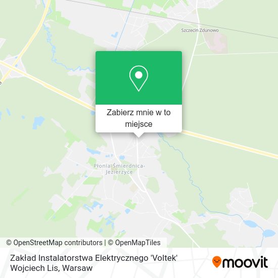 Mapa Zakład Instalatorstwa Elektrycznego 'Voltek' Wojciech Lis