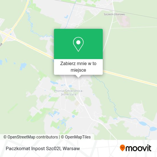 Mapa Paczkomat Inpost Szc02l