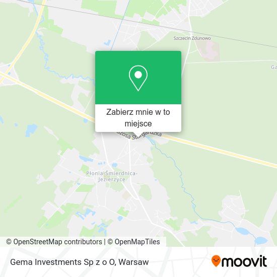 Mapa Gema Investments Sp z o O