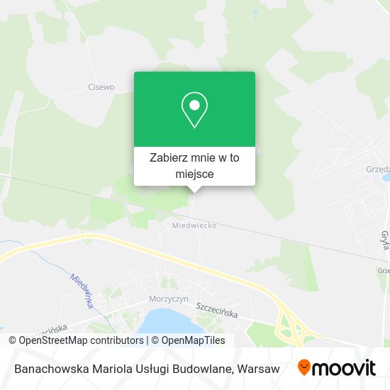 Mapa Banachowska Mariola Usługi Budowlane