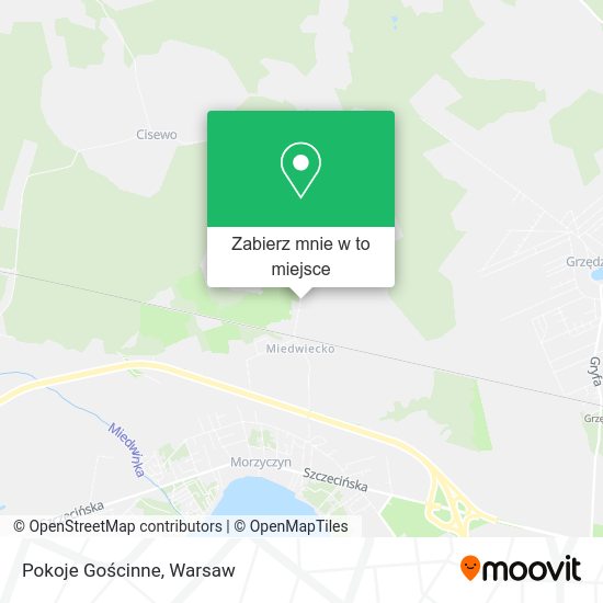 Mapa Pokoje Gościnne