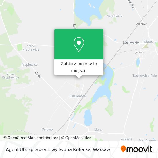 Mapa Agent Ubezpieczeniowy Iwona Kotecka