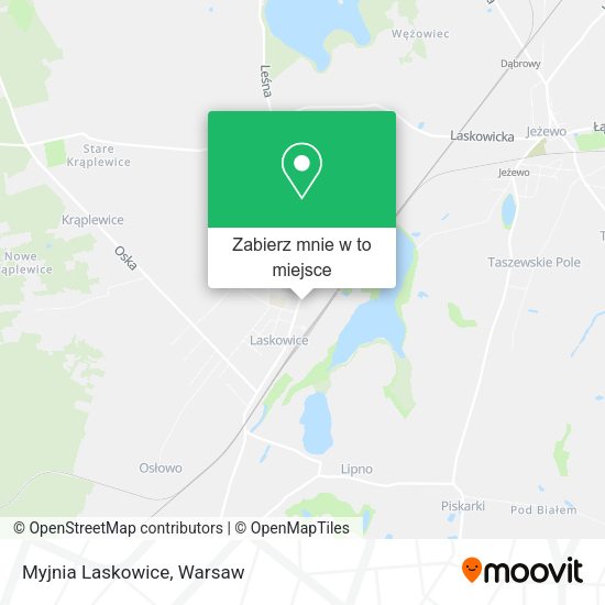 Mapa Myjnia Laskowice