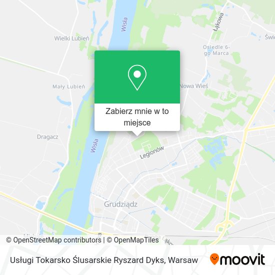 Mapa Usługi Tokarsko Ślusarskie Ryszard Dyks