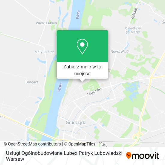 Mapa Usługi Ogólnobudowlane Lubex Patryk Lubowiedzki