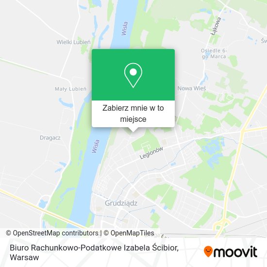 Mapa Biuro Rachunkowo-Podatkowe Izabela Ścibior