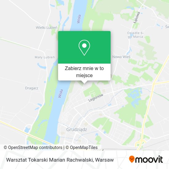 Mapa Warsztat Tokarski Marian Rachwalski