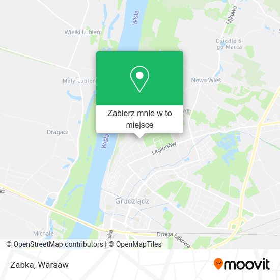 Mapa Zabka