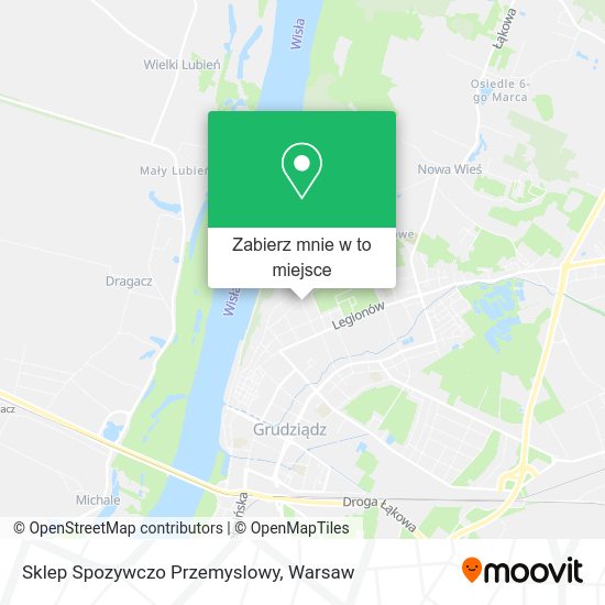 Mapa Sklep Spozywczo Przemyslowy