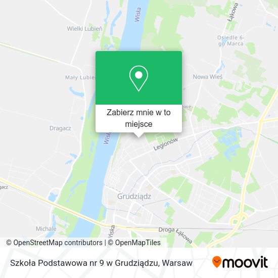 Mapa Szkoła Podstawowa nr 9 w Grudziądzu