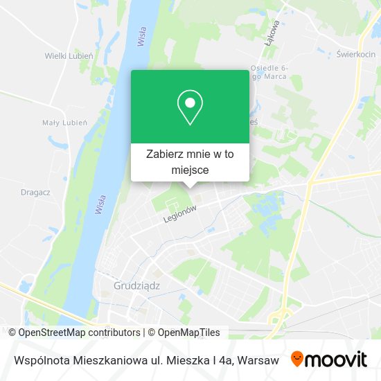 Mapa Wspólnota Mieszkaniowa ul. Mieszka I 4a