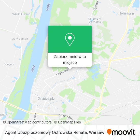 Mapa Agent Ubezpieczeniowy Ostrowska Renata