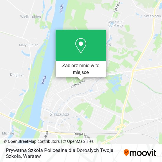 Mapa Prywatna Szkoła Policealna dla Dorosłych Twoja Szkoła