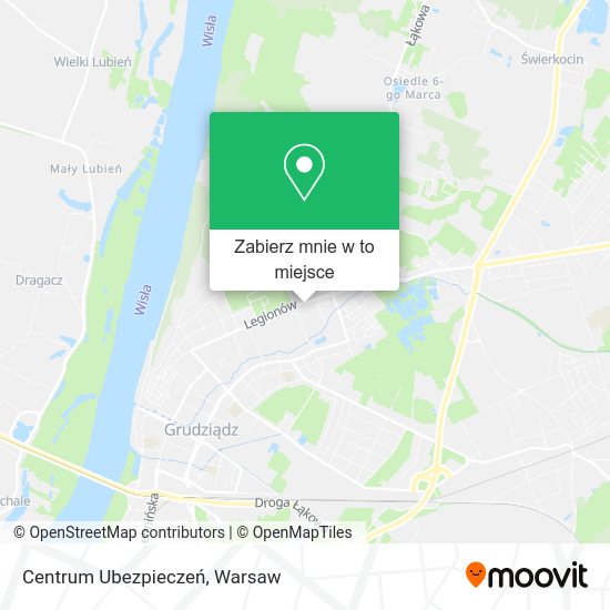 Mapa Centrum Ubezpieczeń