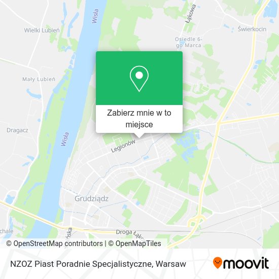 Mapa NZOZ Piast Poradnie Specjalistyczne