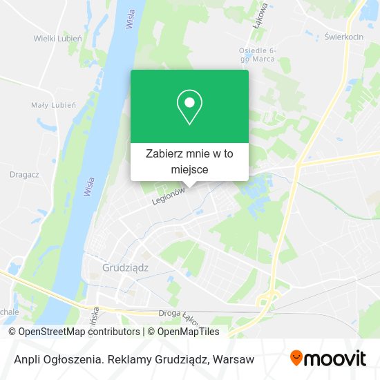 Mapa Anpli Ogłoszenia. Reklamy Grudziądz