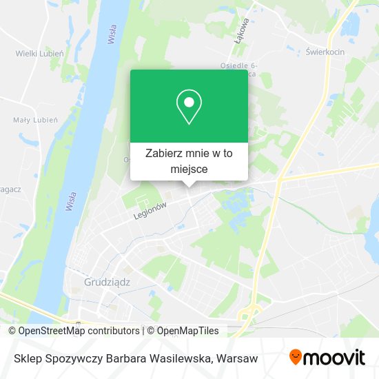 Mapa Sklep Spozywczy Barbara Wasilewska