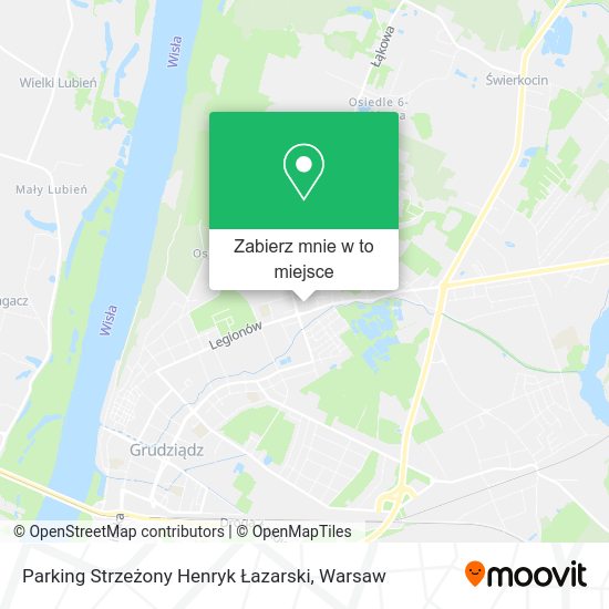 Mapa Parking Strzeżony Henryk Łazarski