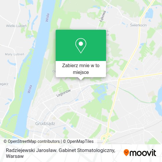 Mapa Radziejewski Jarosław. Gabinet Stomatologiczny