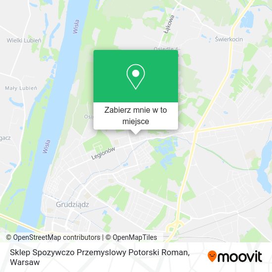 Mapa Sklep Spozywczo Przemyslowy Potorski Roman