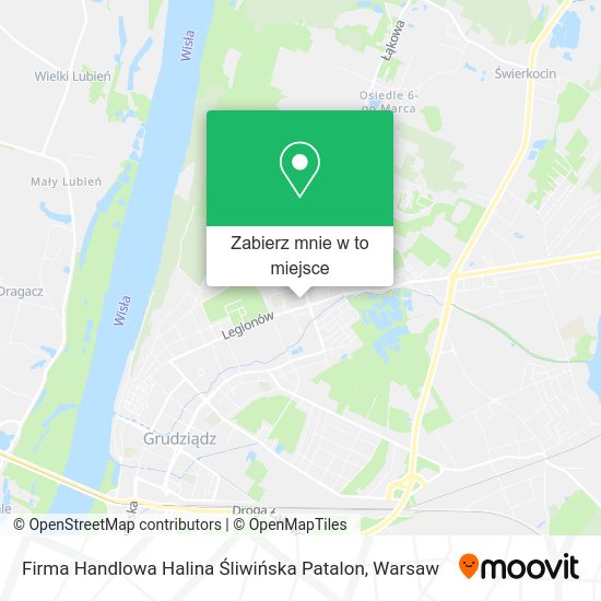 Mapa Firma Handlowa Halina Śliwińska Patalon