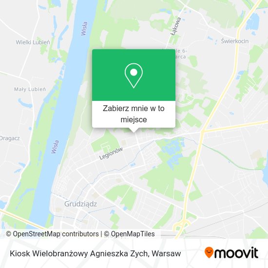 Mapa Kiosk Wielobranżowy Agnieszka Zych