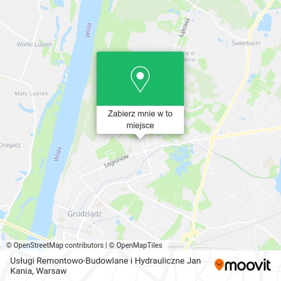 Mapa Usługi Remontowo-Budowlane i Hydrauliczne Jan Kania