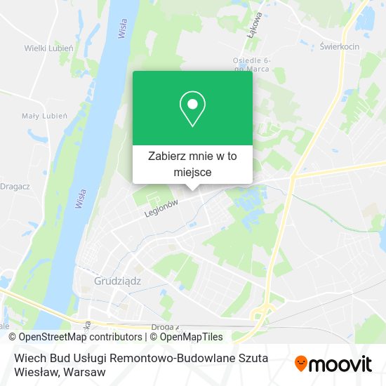 Mapa Wiech Bud Usługi Remontowo-Budowlane Szuta Wiesław