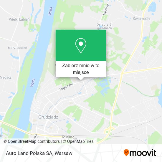 Mapa Auto Land Polska SA