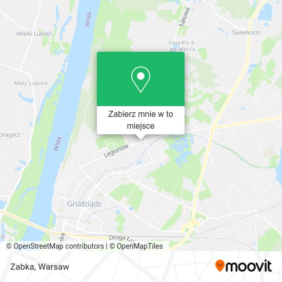 Mapa Zabka