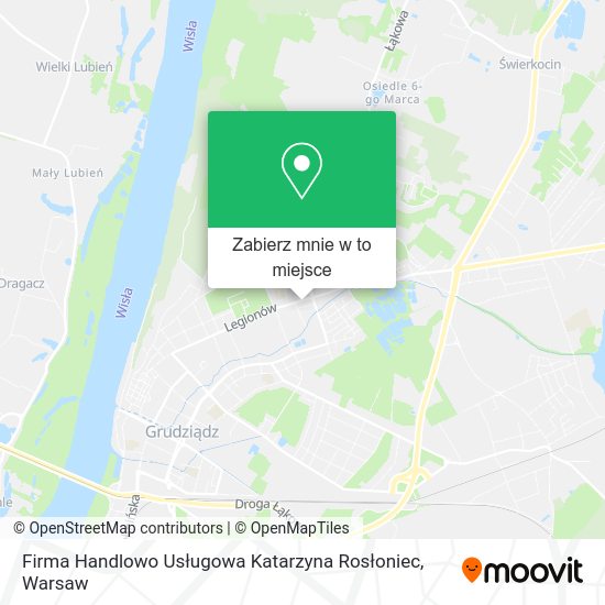 Mapa Firma Handlowo Usługowa Katarzyna Rosłoniec