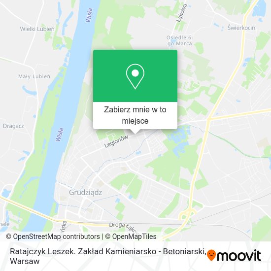 Mapa Ratajczyk Leszek. Zakład Kamieniarsko - Betoniarski