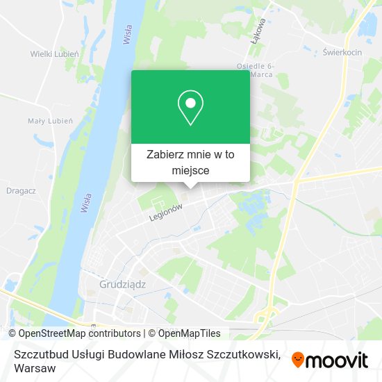 Mapa Szczutbud Usługi Budowlane Miłosz Szczutkowski