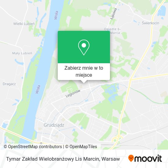 Mapa Tymar Zakład Wielobranżowy Lis Marcin