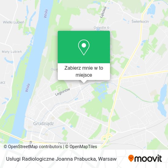 Mapa Usługi Radiologiczne Joanna Prabucka