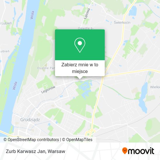 Mapa Zurb Karwasz Jan