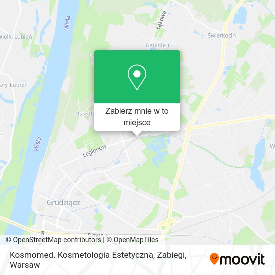 Mapa Kosmomed. Kosmetologia Estetyczna, Zabiegi