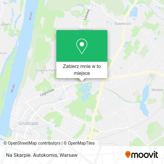 Mapa Na Skarpie. Autokomis