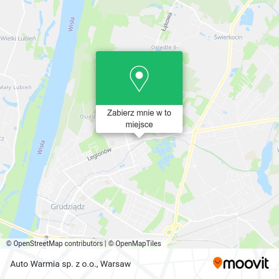 Mapa Auto Warmia sp. z o.o.