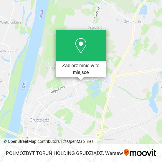 Mapa POLMOZBYT TORUŃ HOLDING GRUDZIĄDZ