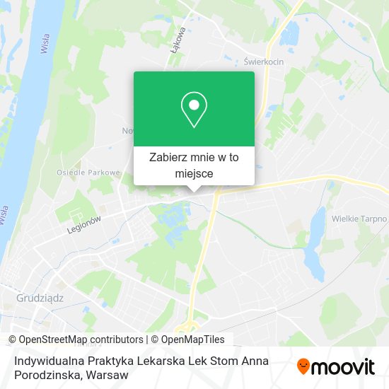 Mapa Indywidualna Praktyka Lekarska Lek Stom Anna Porodzinska