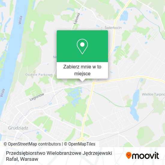 Mapa Przedsiębiorstwo Wielobranżowe Jędrzejewski Rafał