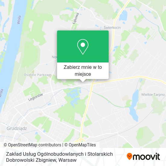 Mapa Zakład Usług Ogólnobudowlanych i Stolarskich Dobrowolski Zbigniew