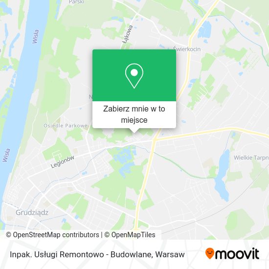 Mapa Inpak. Usługi Remontowo - Budowlane