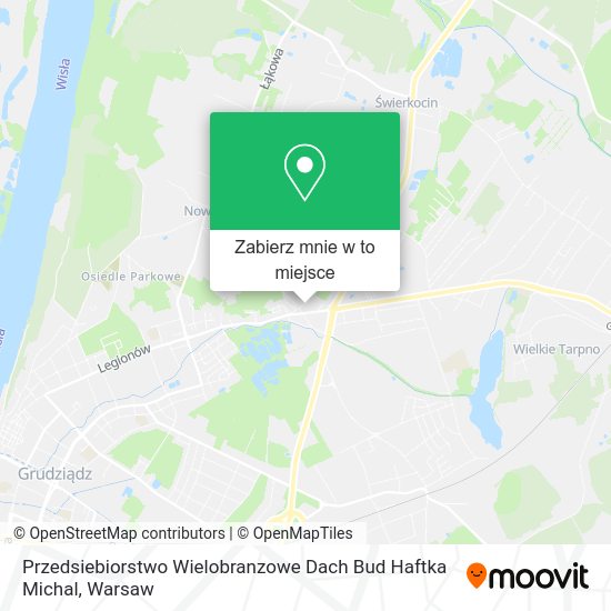 Mapa Przedsiebiorstwo Wielobranzowe Dach Bud Haftka Michal