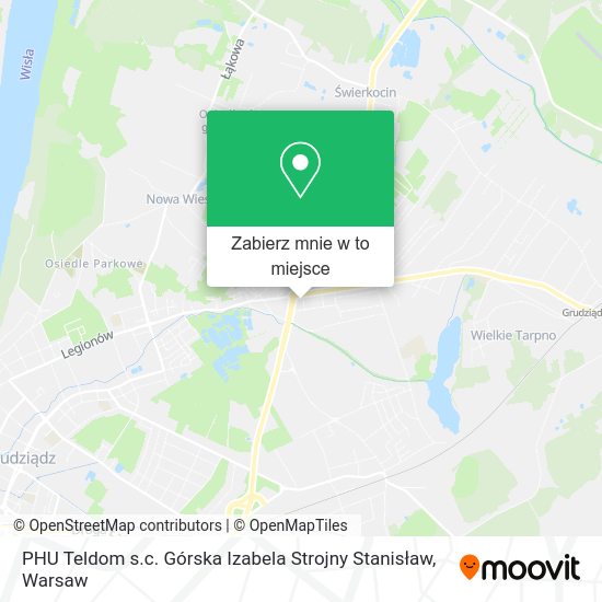 Mapa PHU Teldom s.c. Górska Izabela Strojny Stanisław