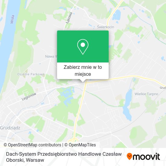 Mapa Dach-System Przedsiębiorstwo Handlowe Czesław Oborski